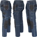 Pantaloni de lucru din denim JEANS WORK BLUE
