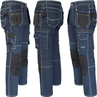 Pantaloni de lucru din denim JEANS WORK BLUE
