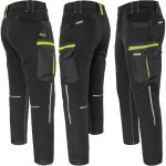 Pantaloni de lucru stretch TRACER BLACK