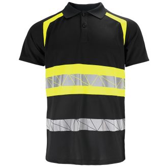 Tricou polo de lucru reflectorizant RAUTEX