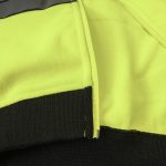 Hanorac reflectorizant din fleece cu glugă LUMINO YELLOW