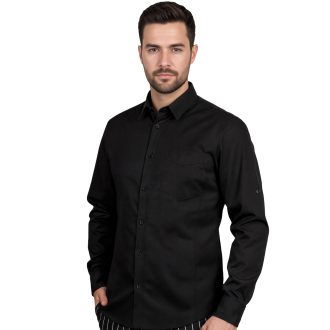 Cămașă gastro pentru bărbați FESTIVO BLACK