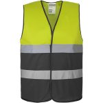 Vestă reflectorizantă în două culori ALEXIS DUAL BLACK