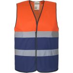 Vestă reflectorizantă în două culori ALEXIS DUAL NAVY
