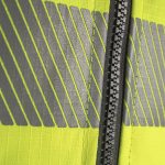 Vestă reflectorizantă de lucru izolată LASER YELLOW
