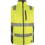 Vestă reflectorizantă de lucru izolată LASER YELLOW