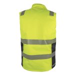 Vestă reflectorizantă de lucru izolată LASER YELLOW