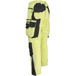 Pantaloni de lucru NEWAGE LIME până la talie