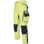 Pantaloni de lucru NEWAGE LIME până la talie