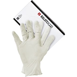 Mănuși de lucru chirurgicale de unică folosință 100 buc LATEX 22