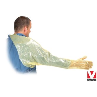 Mănuși rectale veterinare de unică folosință KRUUSE 95 cm 50 buc