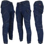 Blugi de lucru stretch JEANS TECH BLUE