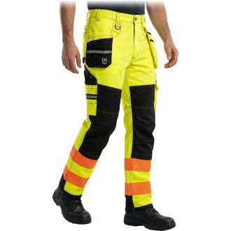 Pantaloni de lucru reflectorizanți GONNER YELLOW